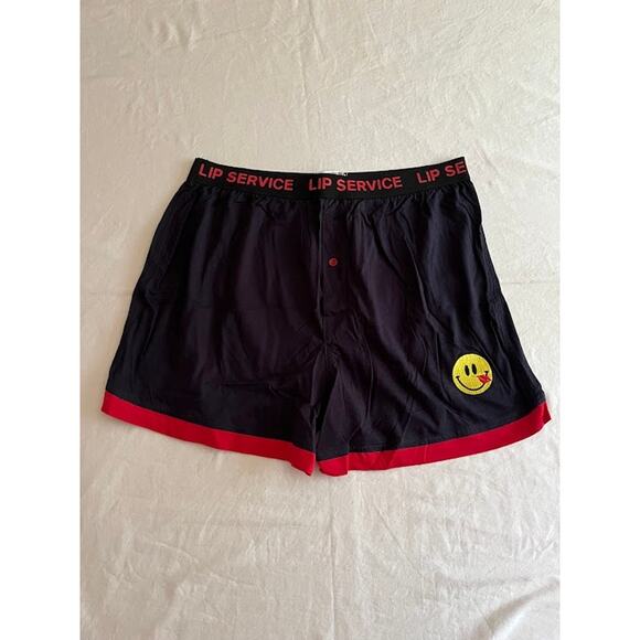 New Addiction Lip Service Boxers Size Large Vintage with Tags - Picture 1 of 8